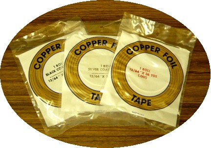 ステンドグラス用 半田（ハンダ）・コッパーフォイル コパーテープ 